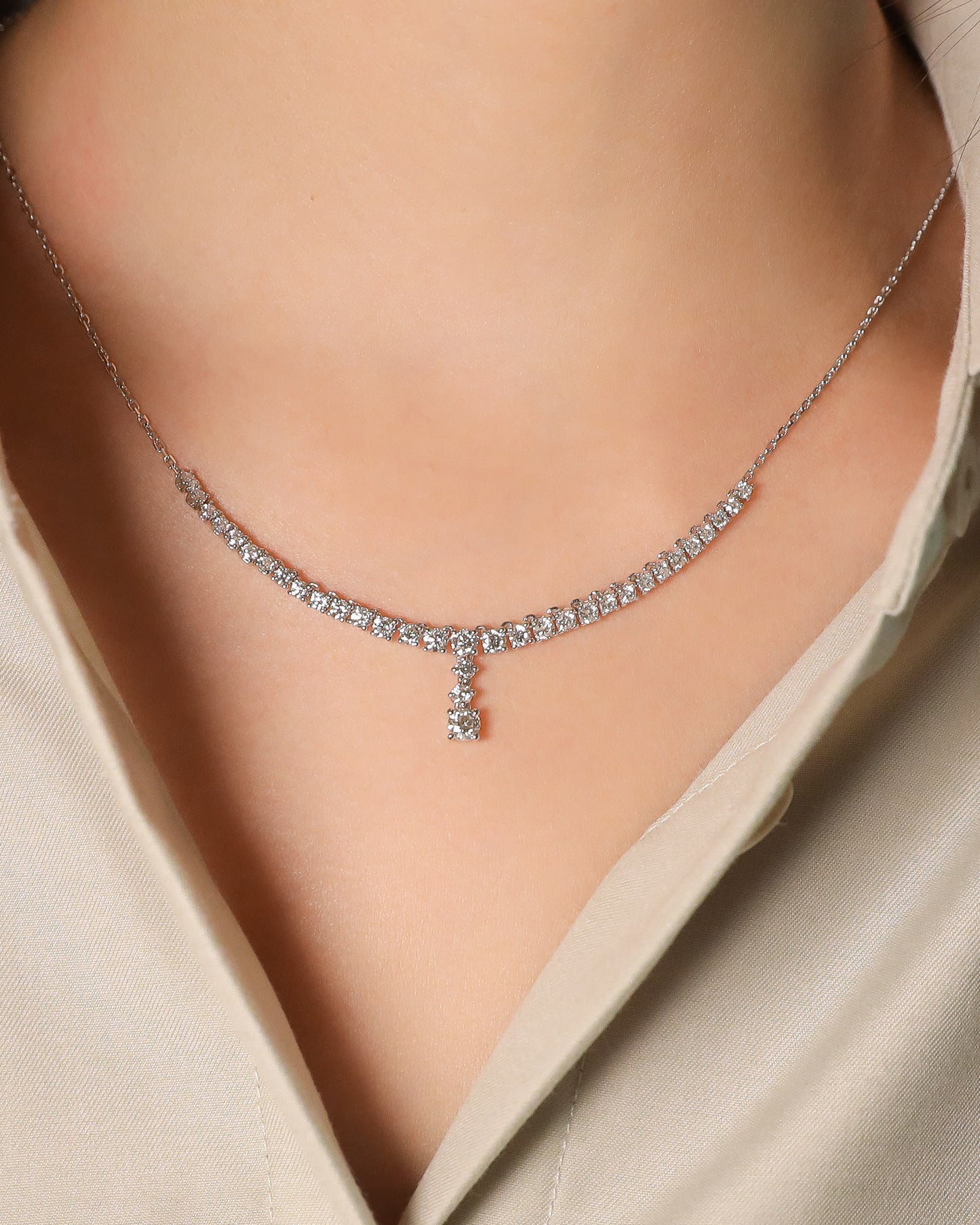 Autumn Diamond Necklace