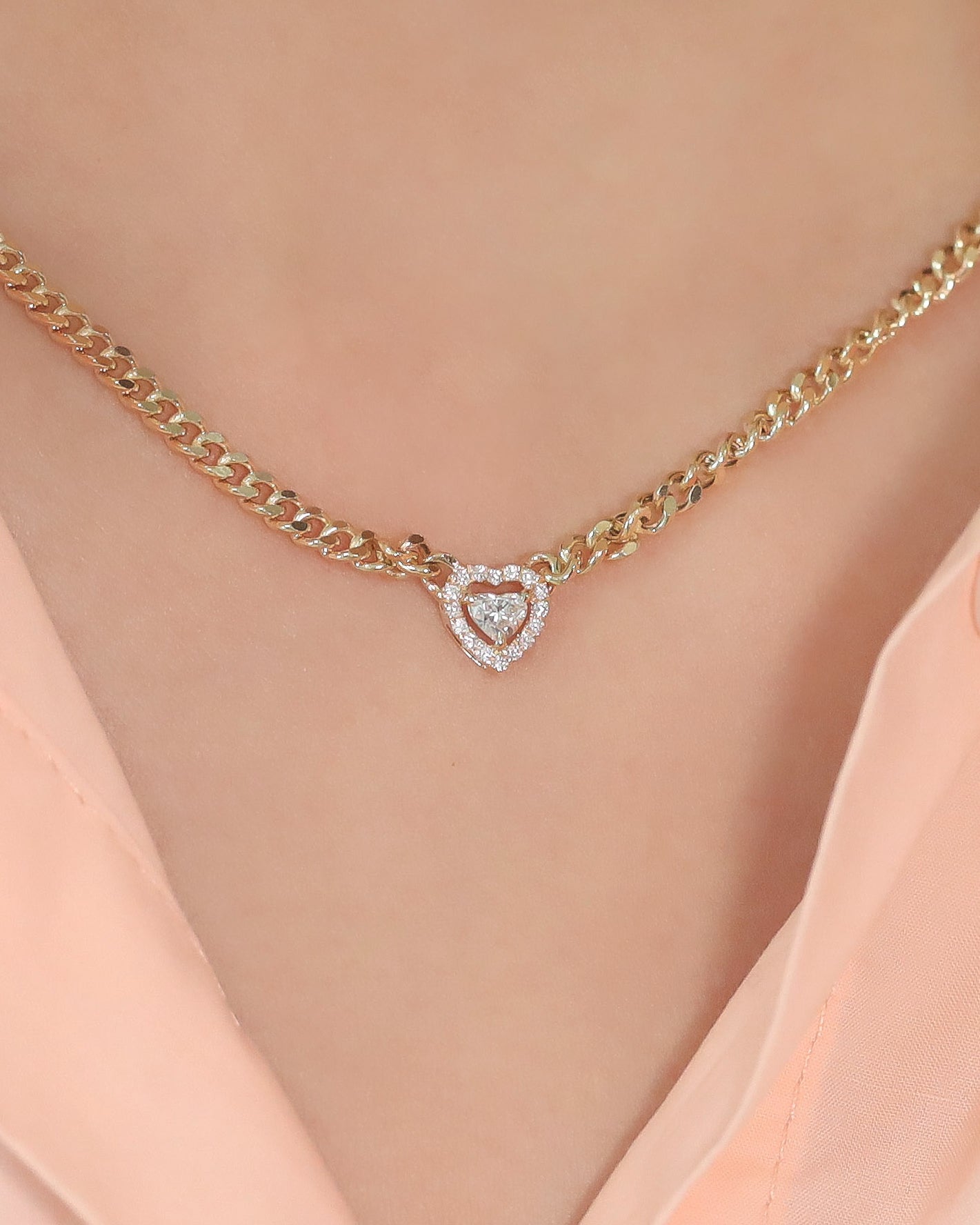 Qudrey Diamond Necklace