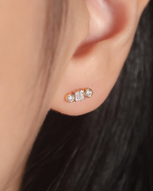 【Effortless Chic】Riley Diamod Piercing