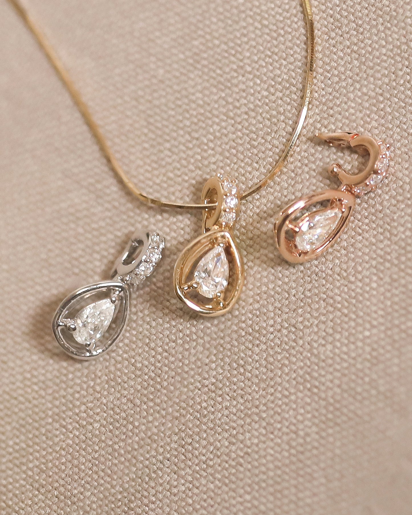 【Effortless Chic】Solitaire Diamond Pandant