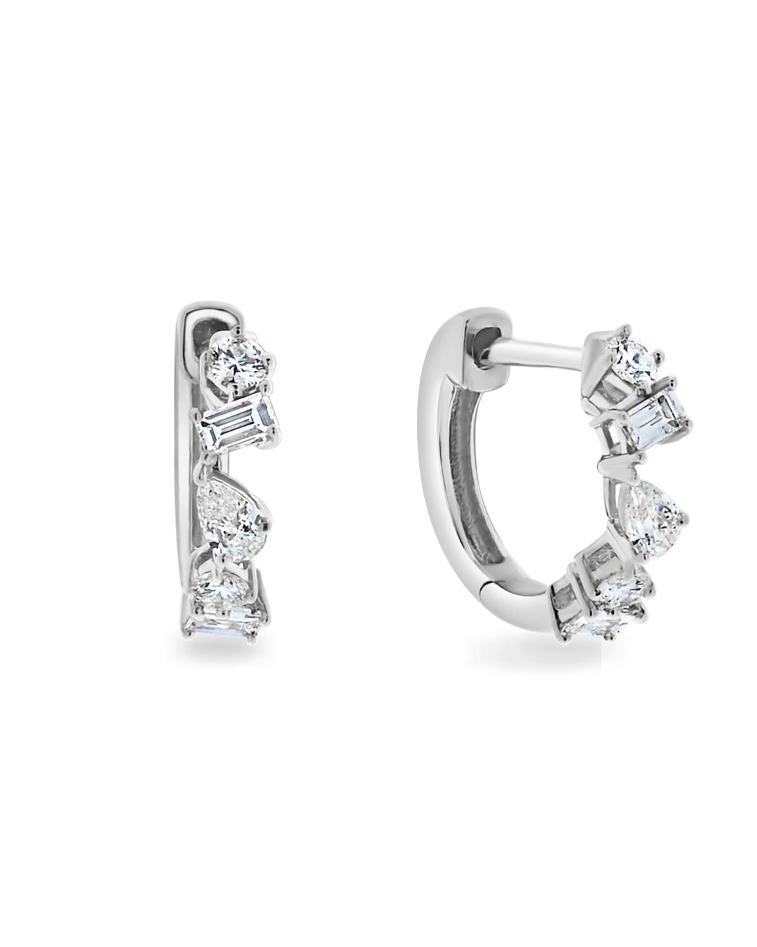 Miley Diamond Huggie Earring
