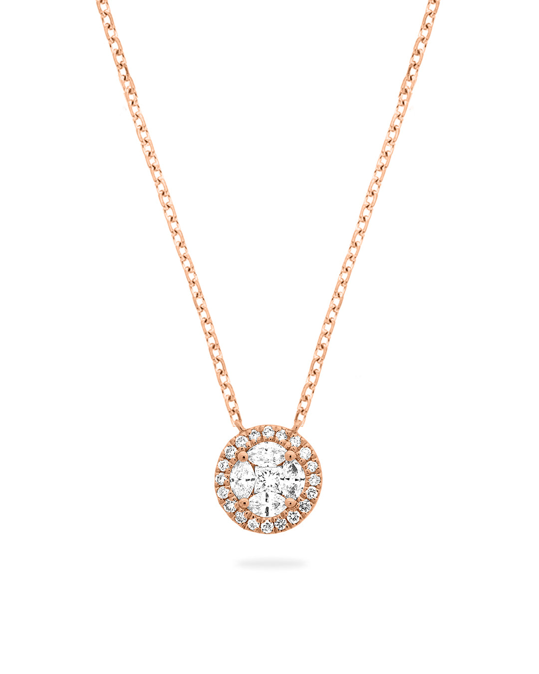 Atalanta Dia & Pc & Mq Necklace