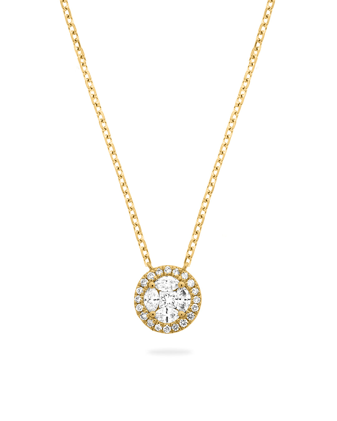 Atalanta Dia & Pc & Mq Necklace