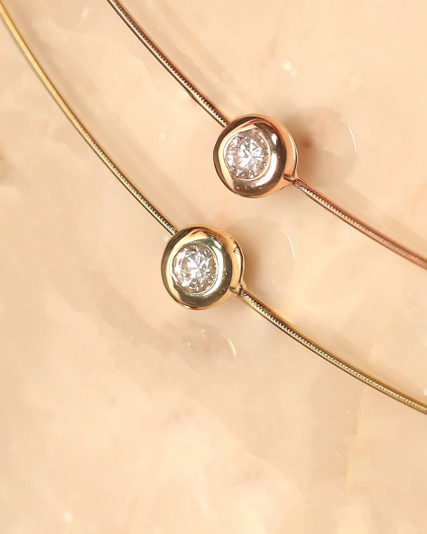 【Effortless Chic】18K Coils Diamond Necklace