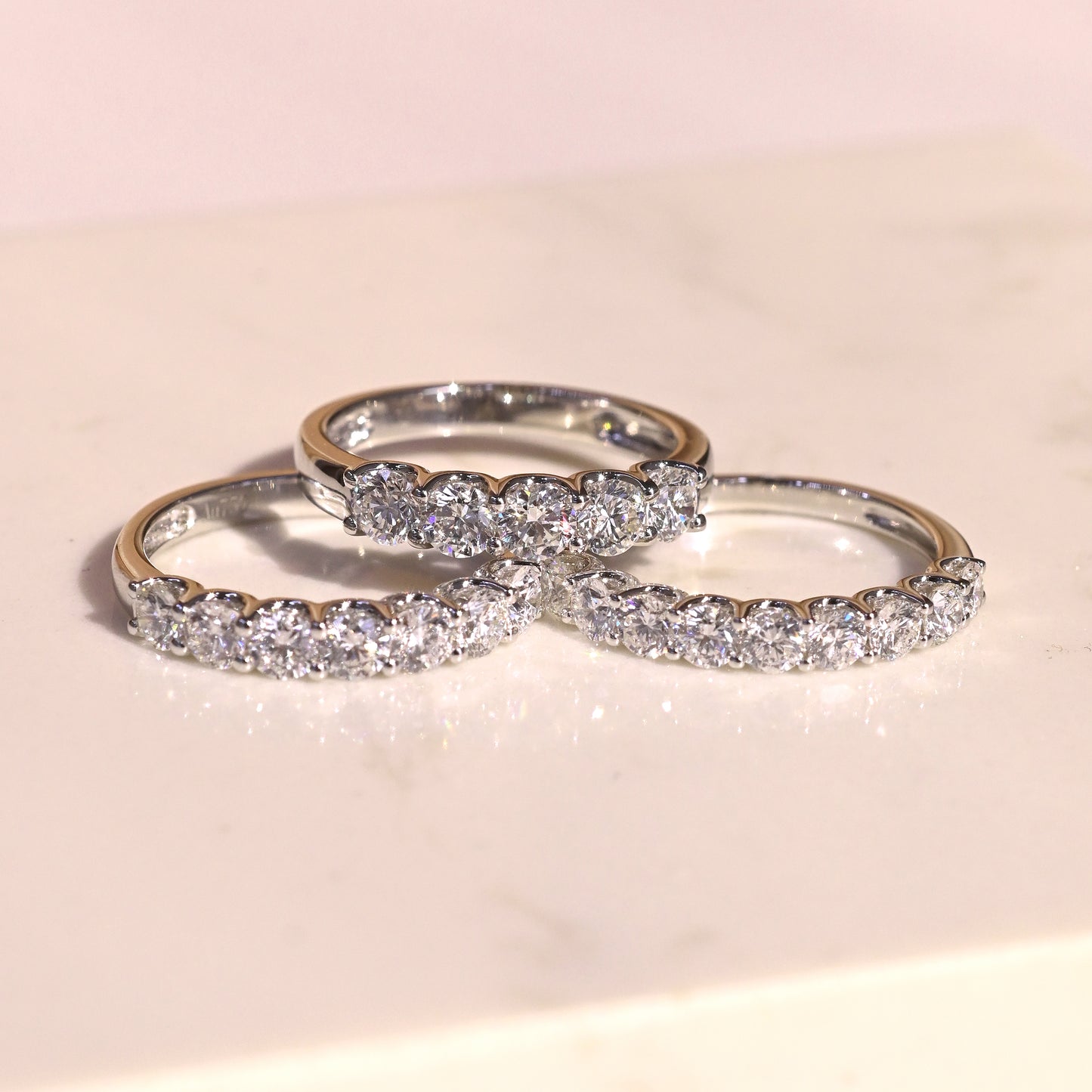 Carol Half Eternity Diamond Ring