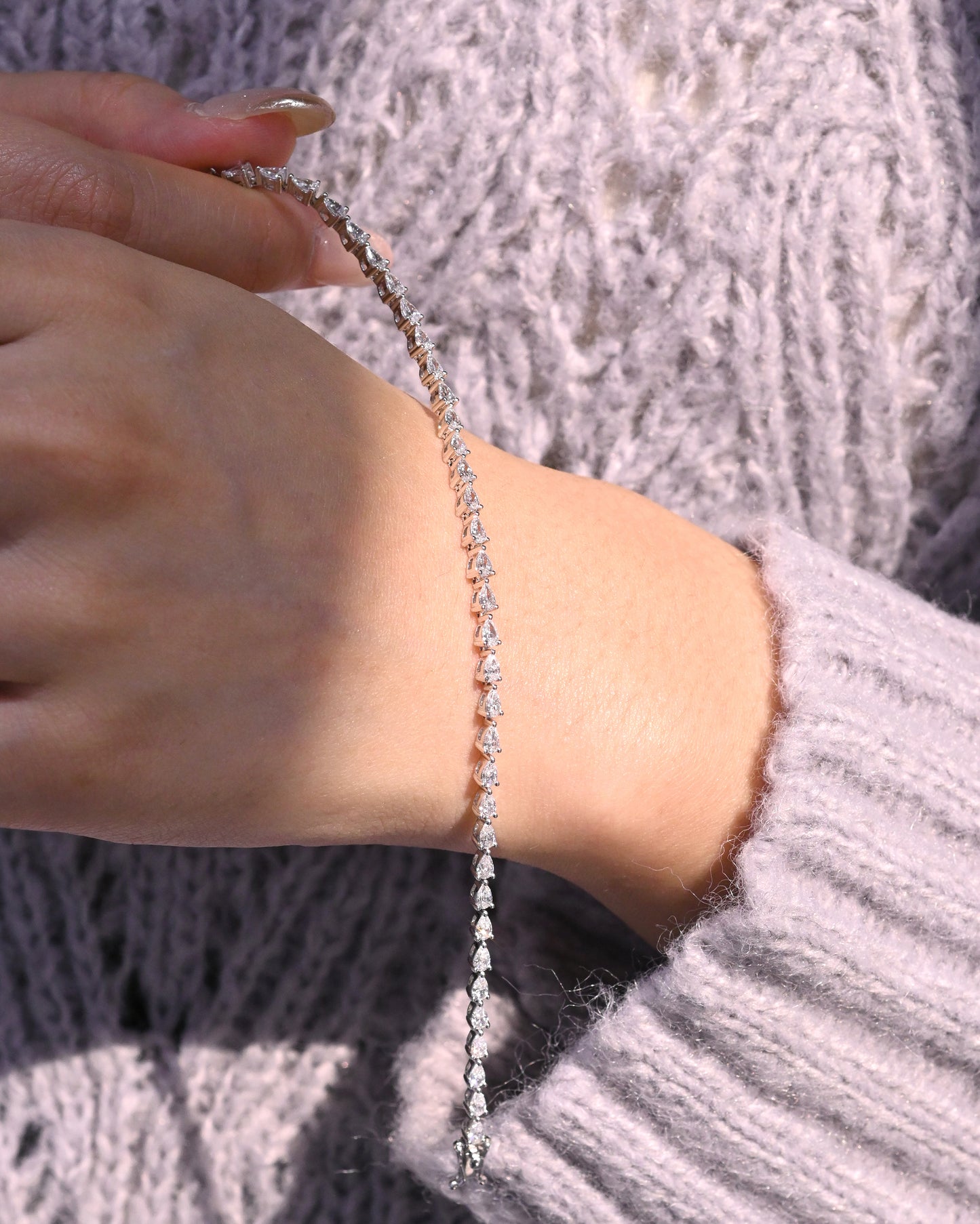 Betsy Dia Tennis Bracelet