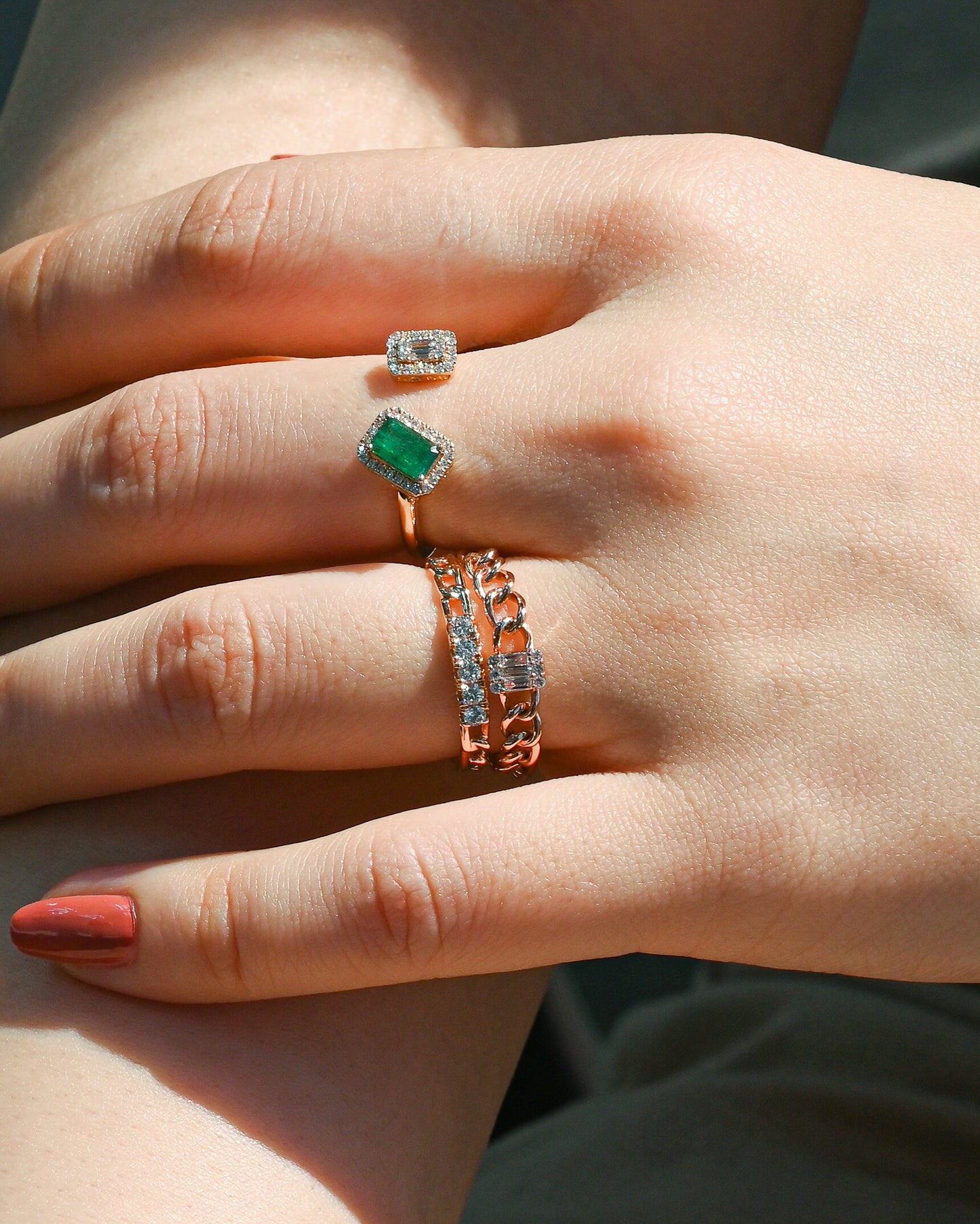 Gia Emerald Ring