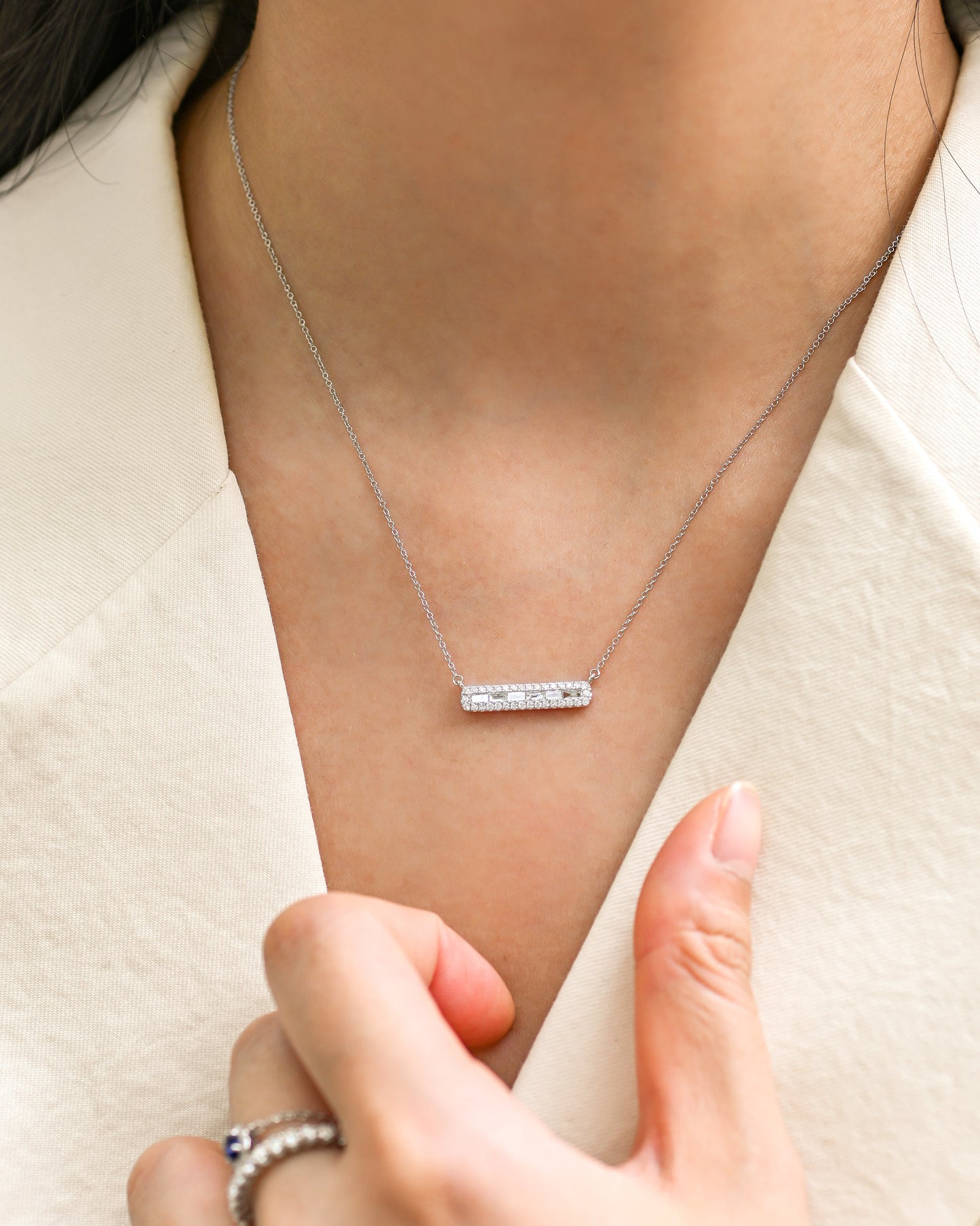 Icy Diamond Necklace