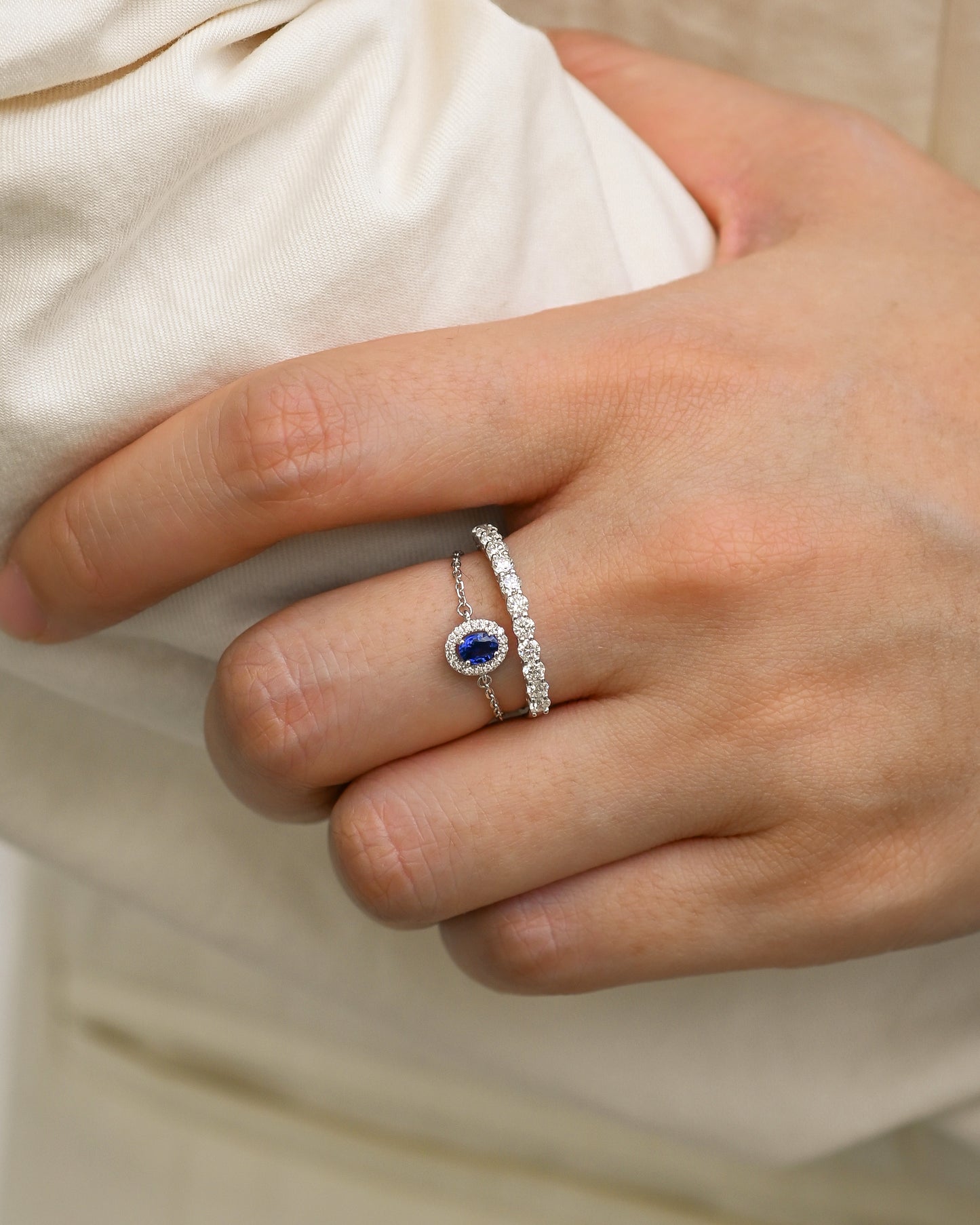 Amy Precious Chain Ring