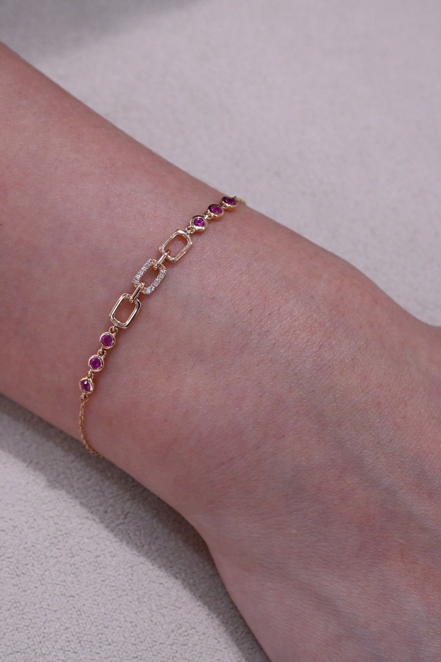 Therese Sapphire Diamond Bracelet