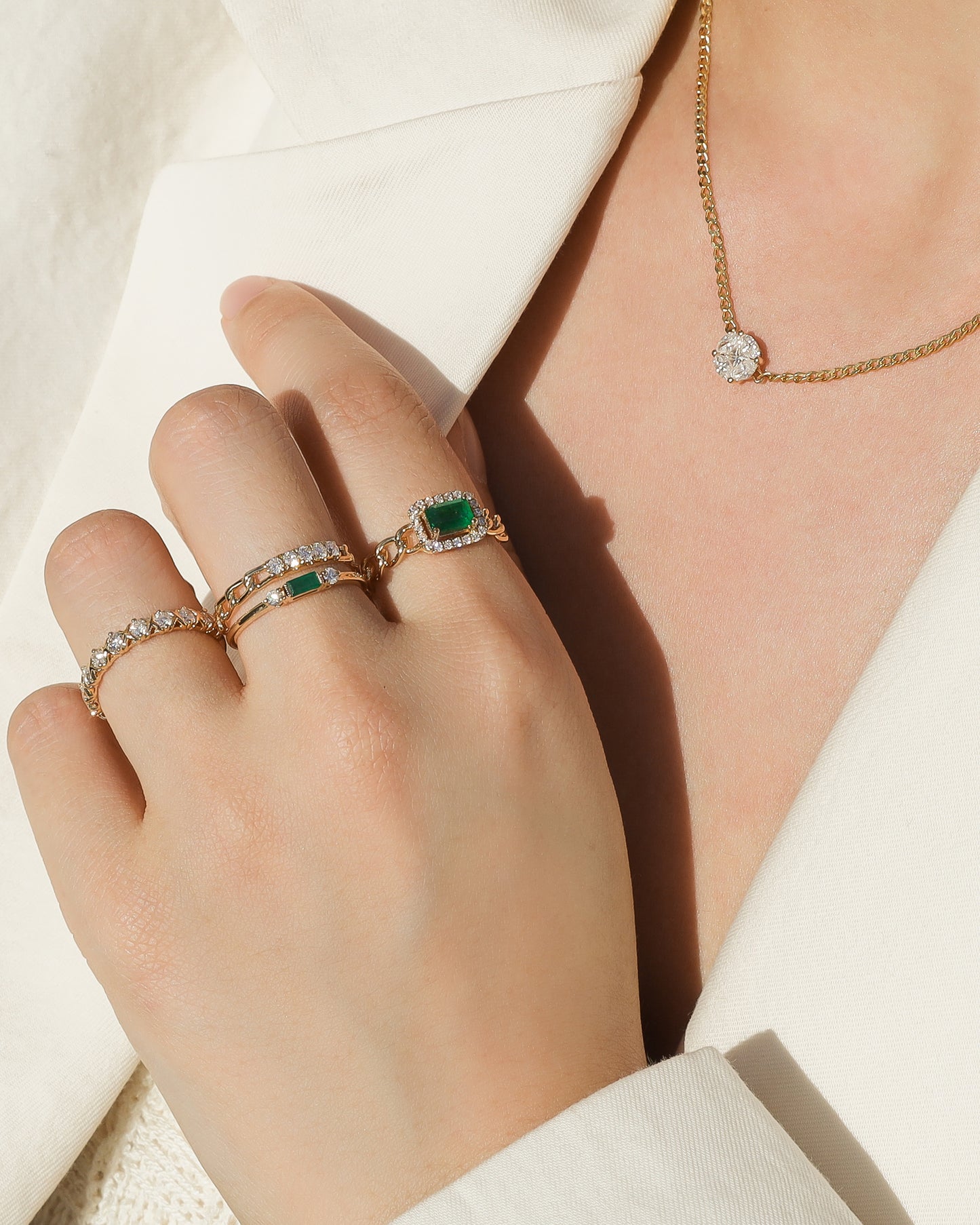 Ava Petite Diamond Ring