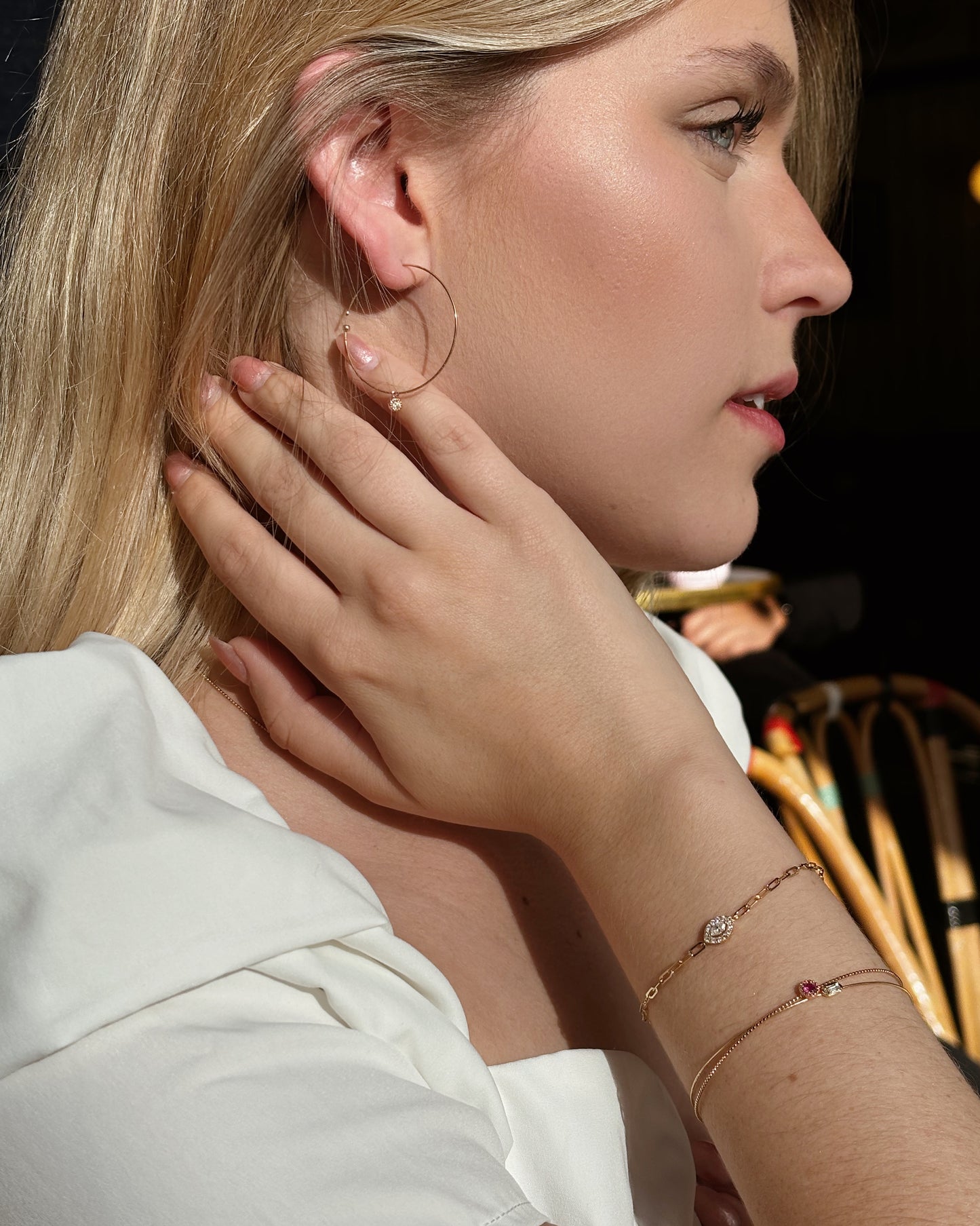 【Effortless Chic】Tatum 18K Colis Earring