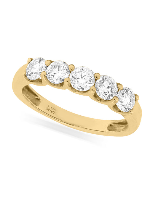 Kin Half Eternity Diamond Ring