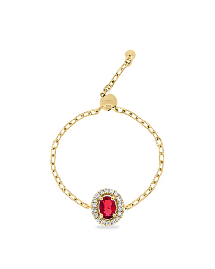Amy Precious Chain Ring