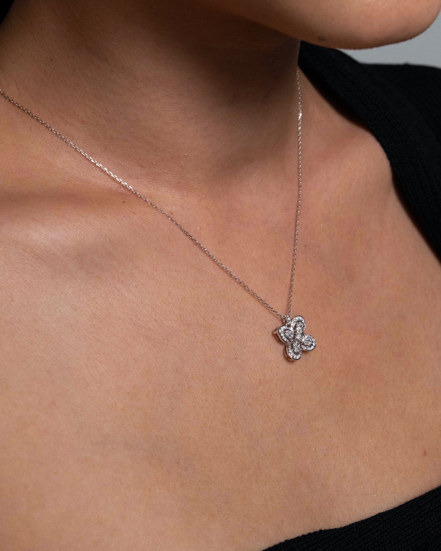 Audrey Dia & Ov & Pr Necklace