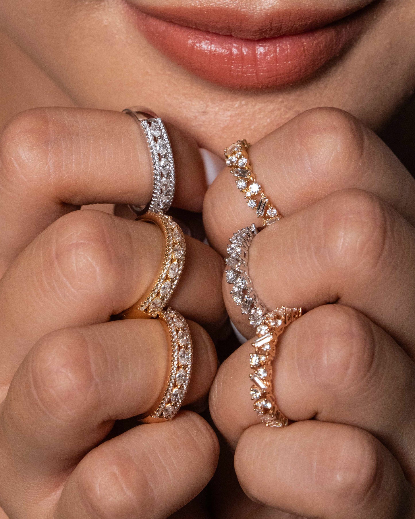 Hanna Diamond Lace Ring