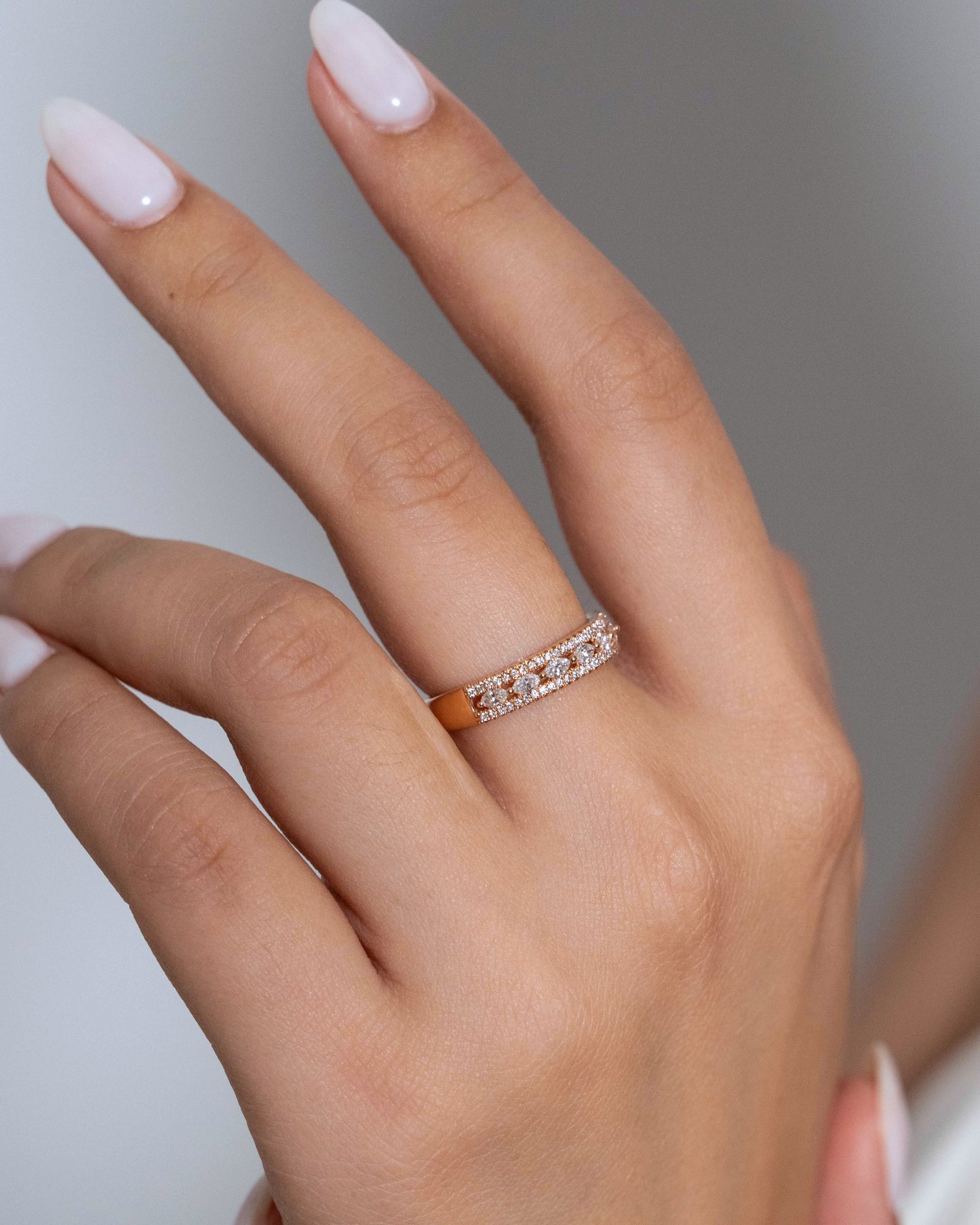 Hanna Diamond Lace Ring