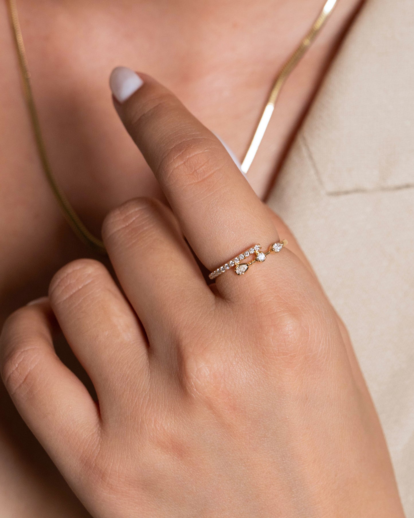 Afra Diamond Ring