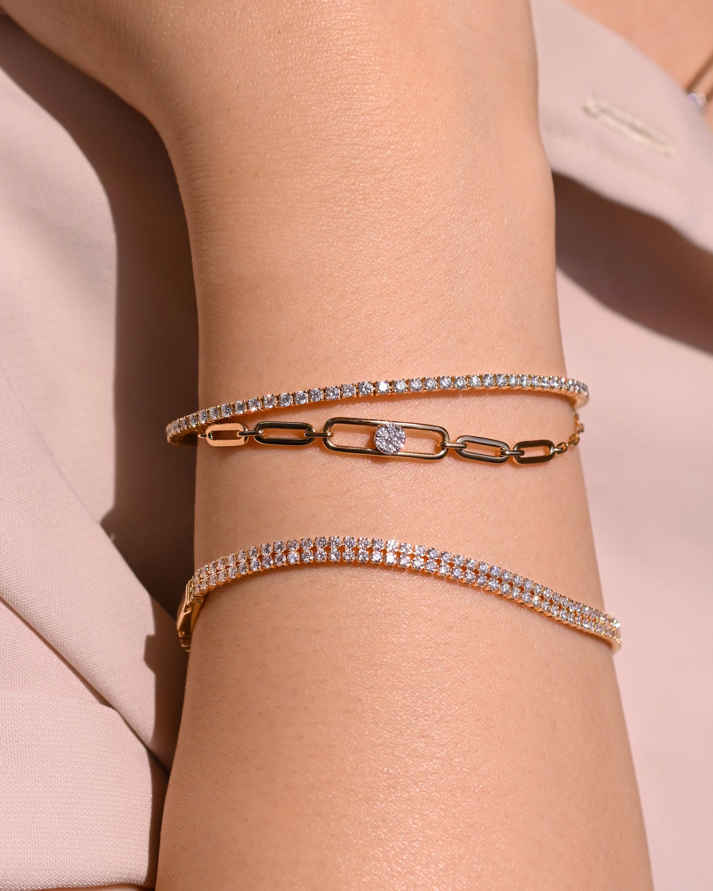 Wes Moving Diamond Bracelet