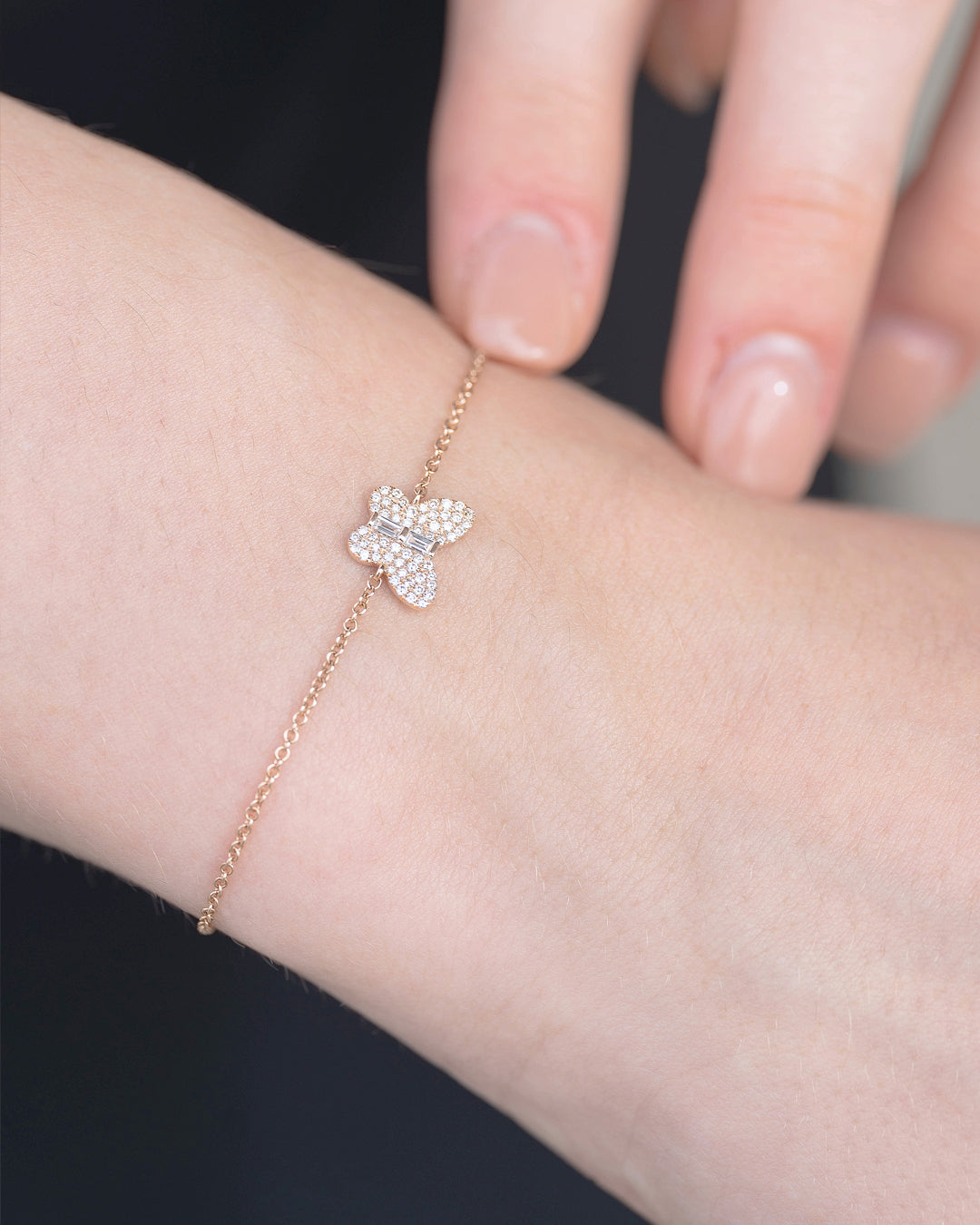Emy Butterfly Diamond Bracelet