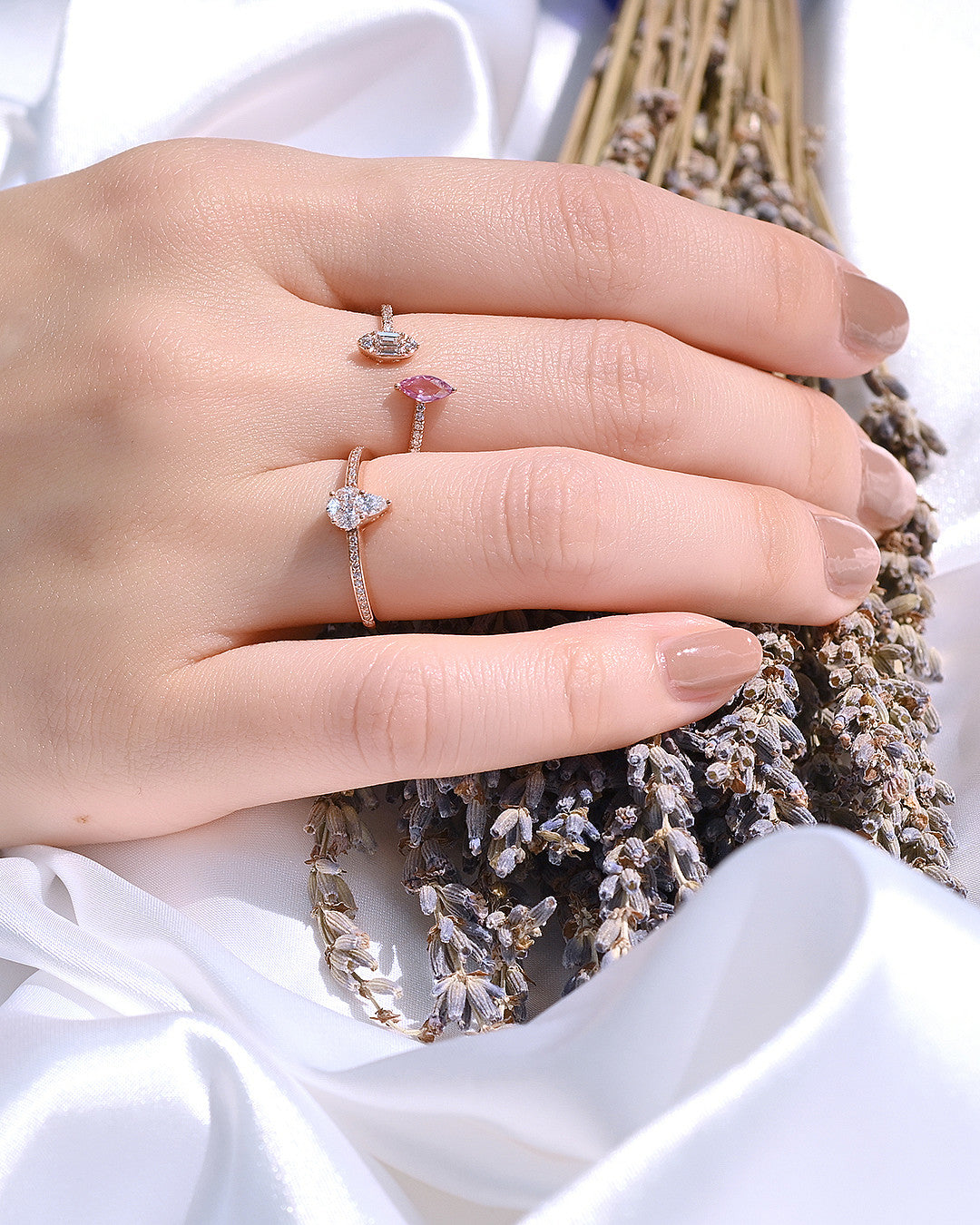 Liz Marquise Sapphire Diamond Ring