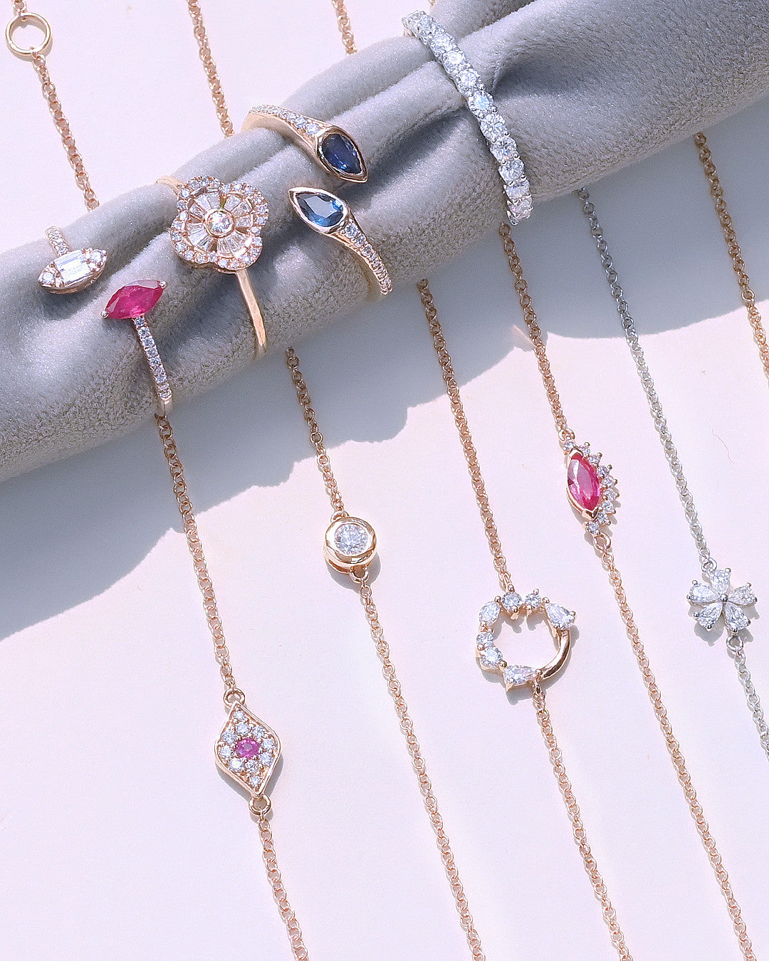 Cas Fancy Diamond Bracelet