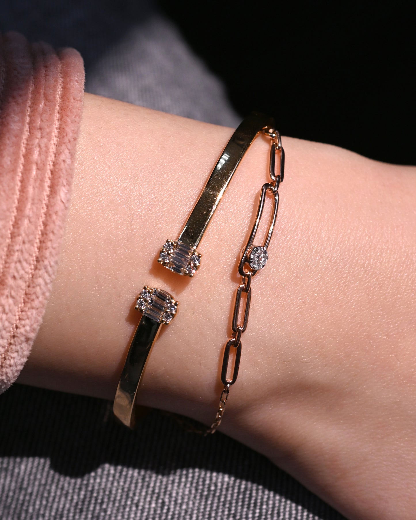 Wes Moving Diamond Bracelet