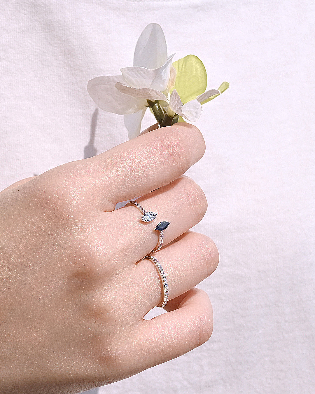 Lyn Petite Diamond Ring