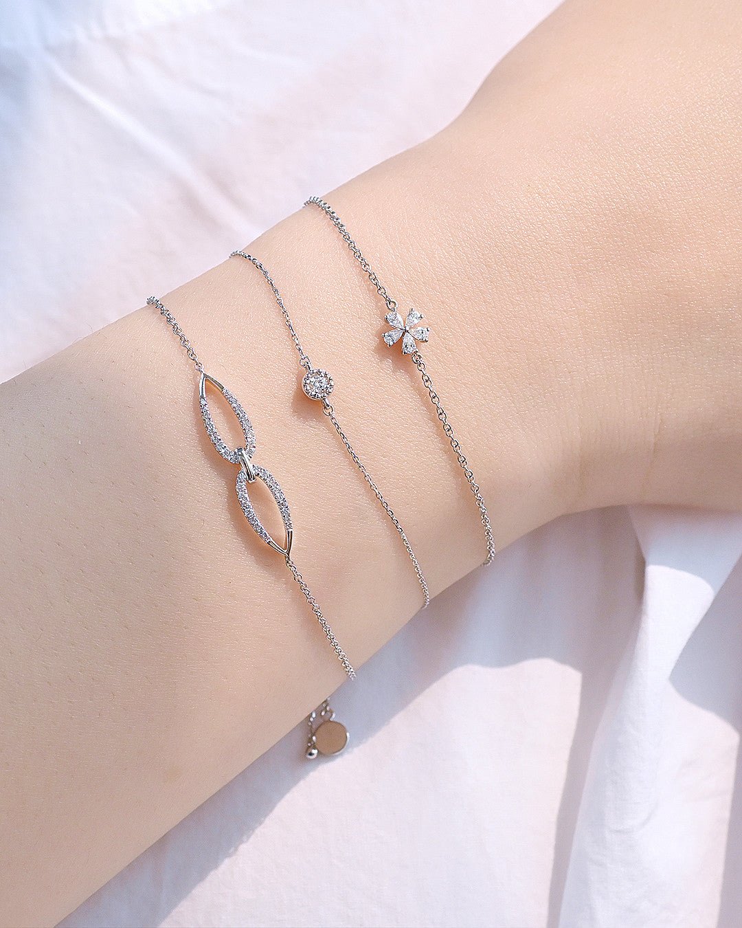 Zoe Glitter Diamond Bracelet
