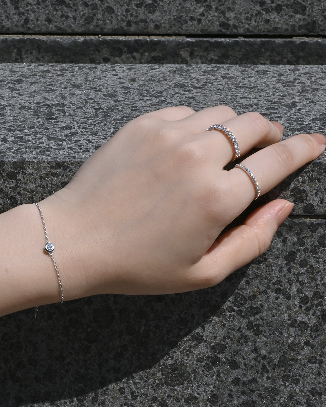 Osa Bezel Diamond Bracelet