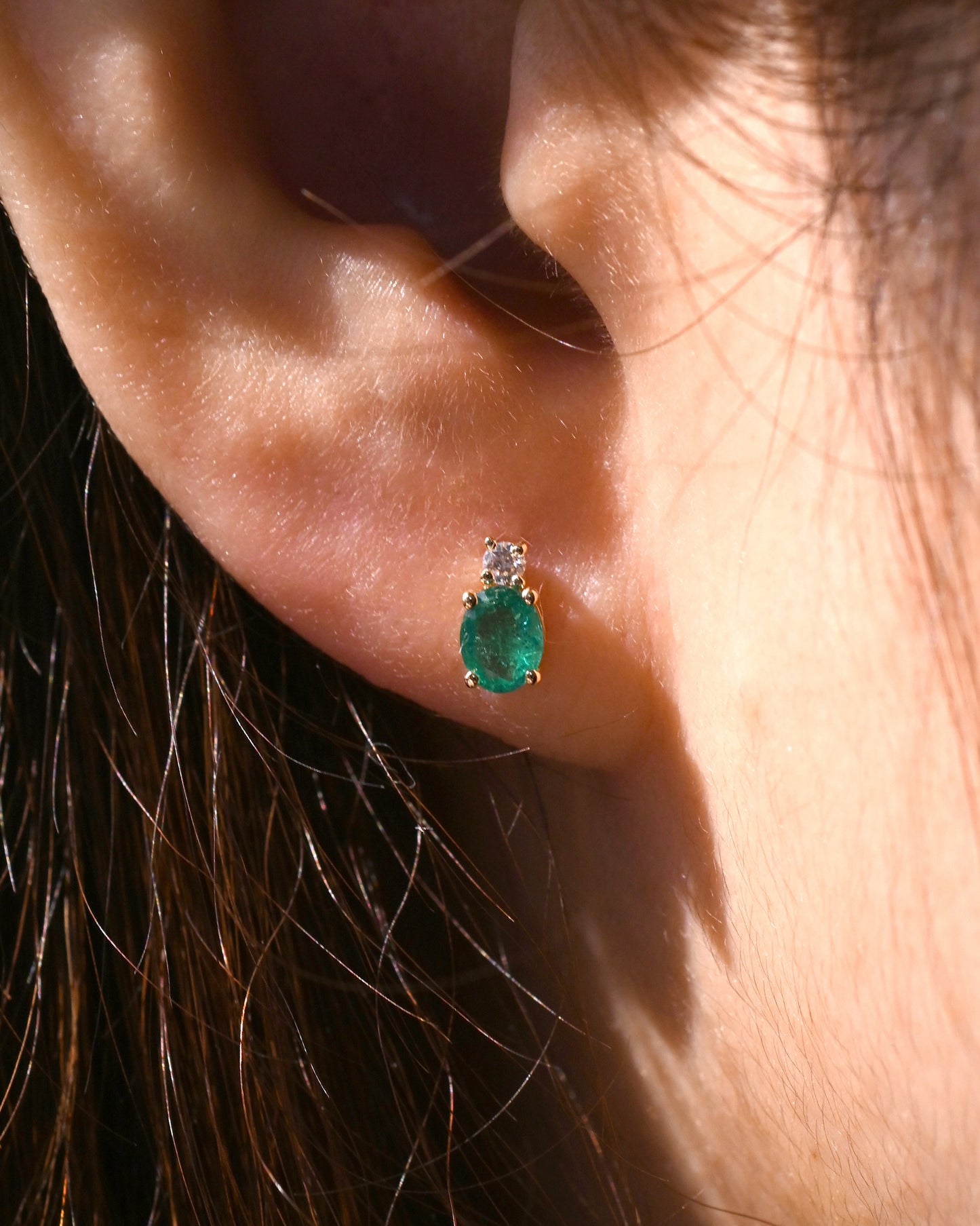 Sie Solitaire Precious Earring