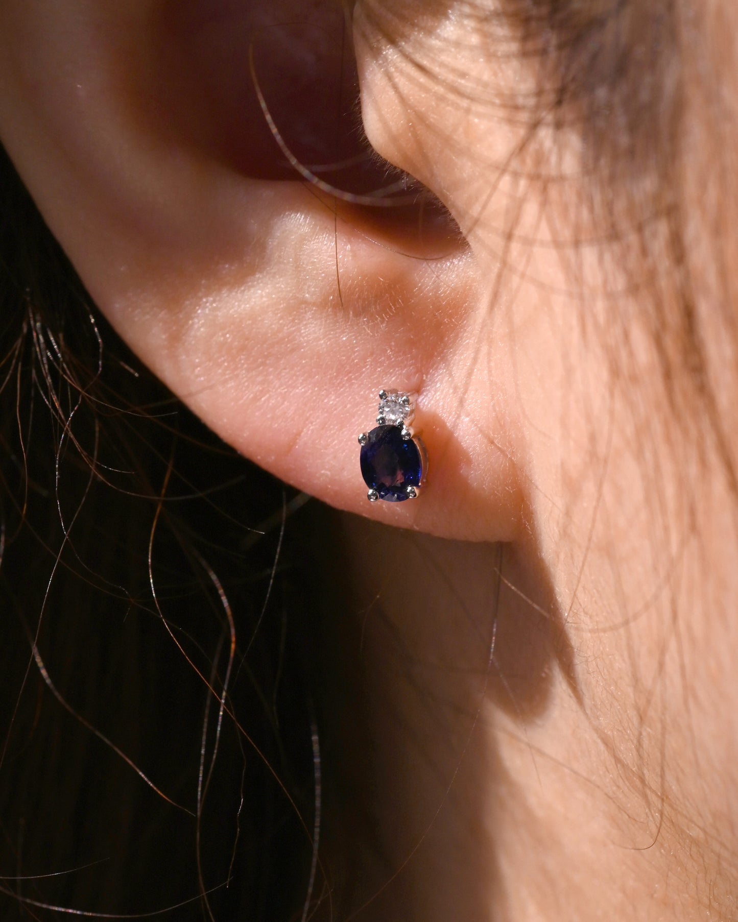 Sie Solitaire Precious Earring