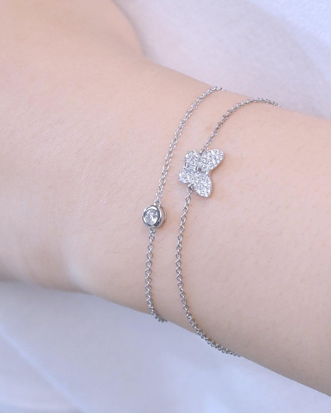 Emy Butterfly Diamond Bracelet