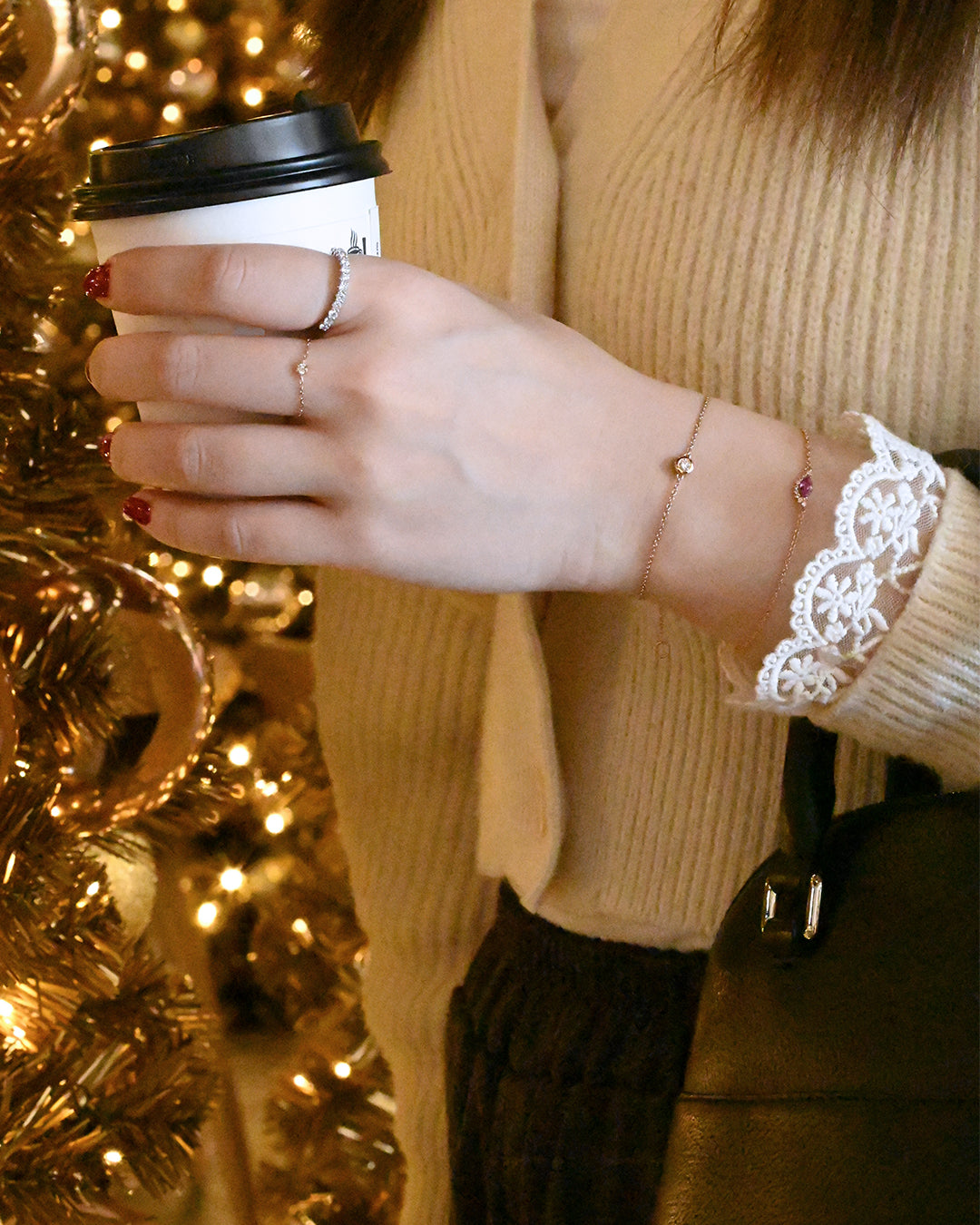 Osa Bezel Diamond Bracelet