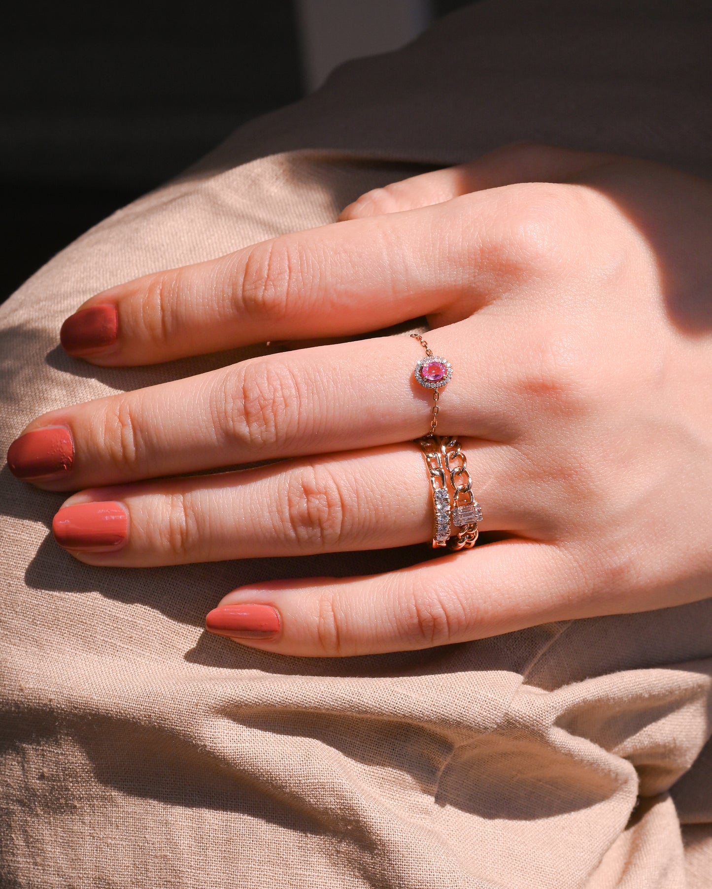 Yui Diamond Chain Ring