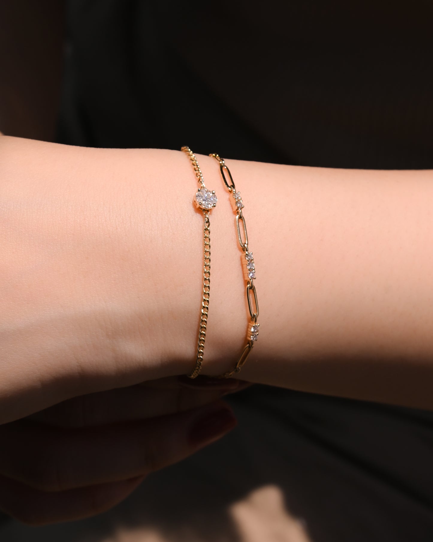 Ash Links Diamond Bracelet