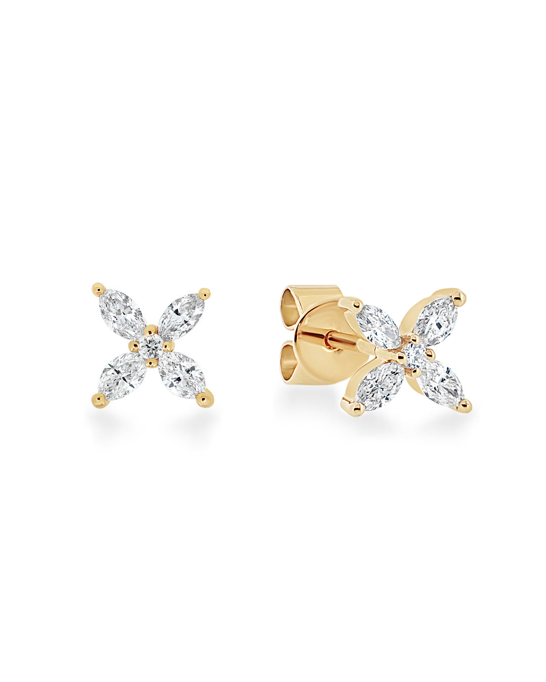 Eve Flower Diamond Earring