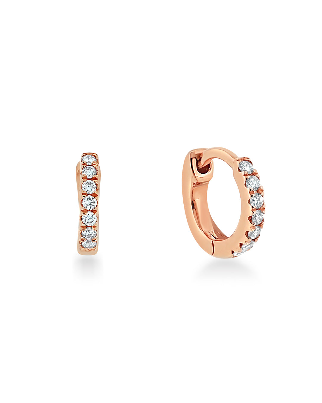 Jan Diamond Huggie Earring