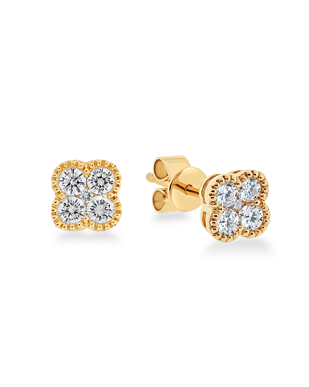 Joy Clover Diamond Earring