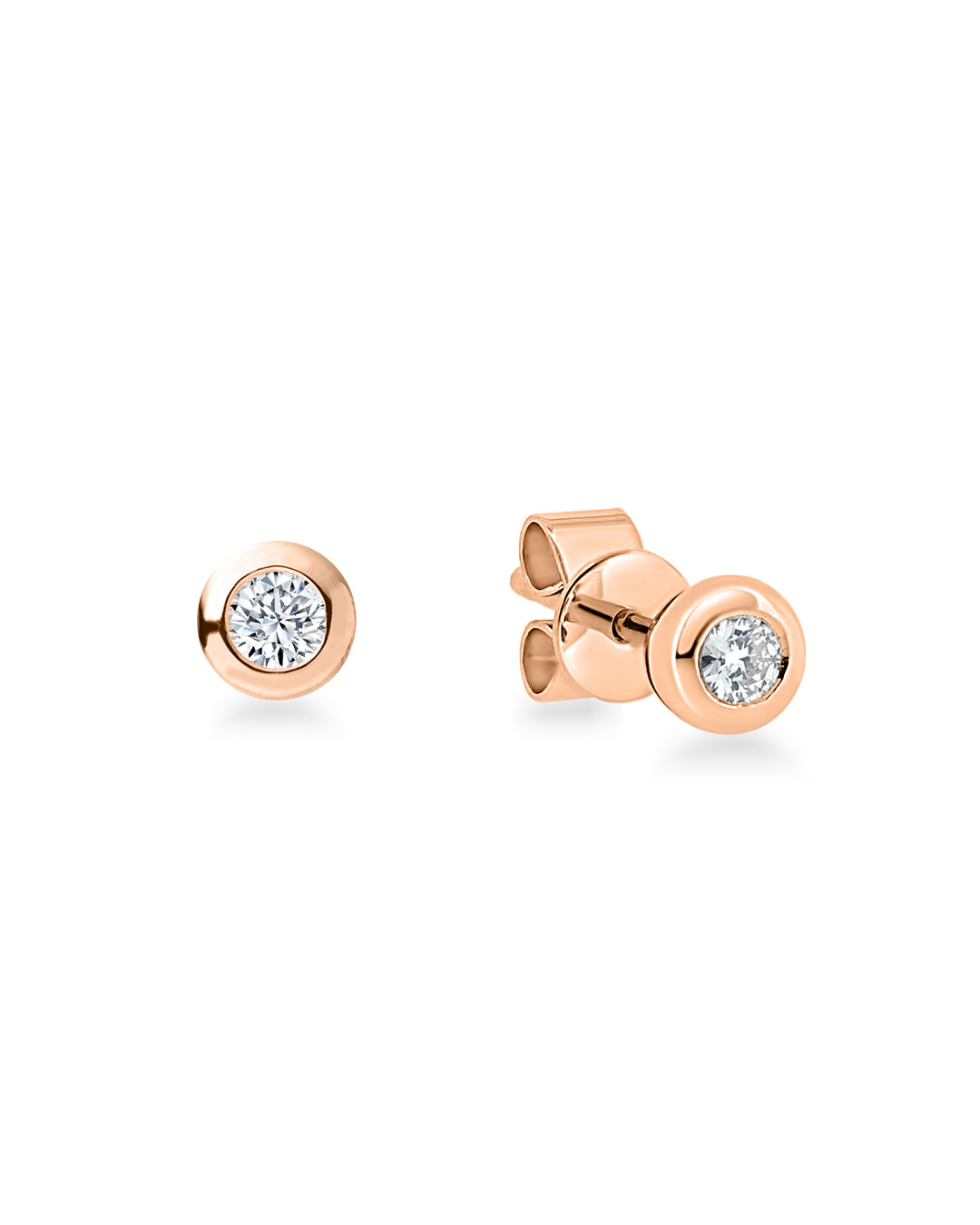 Osa Bezel Diamond Earring