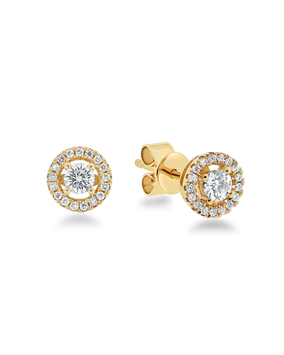 Mya Round Diamond Earring