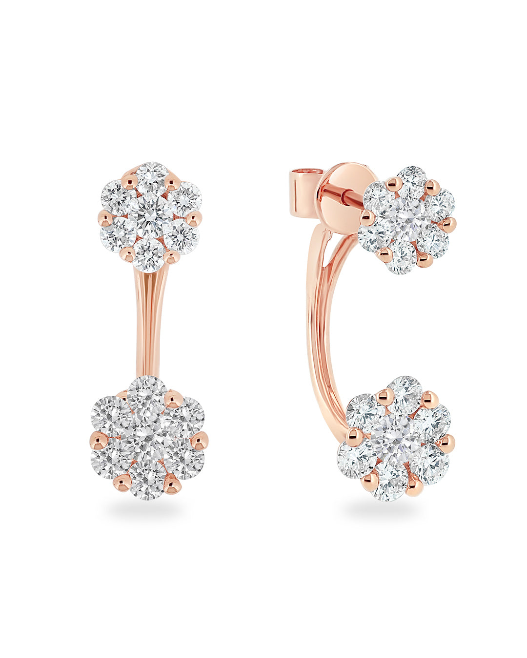 Paz Classic Diamond Jacket Earring