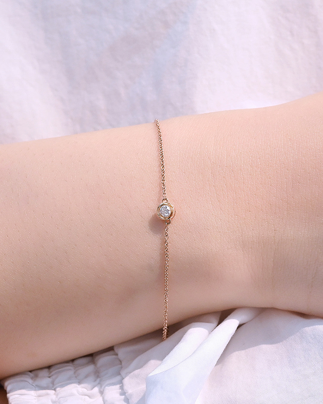 Osa Bezel Diamond Bracelet