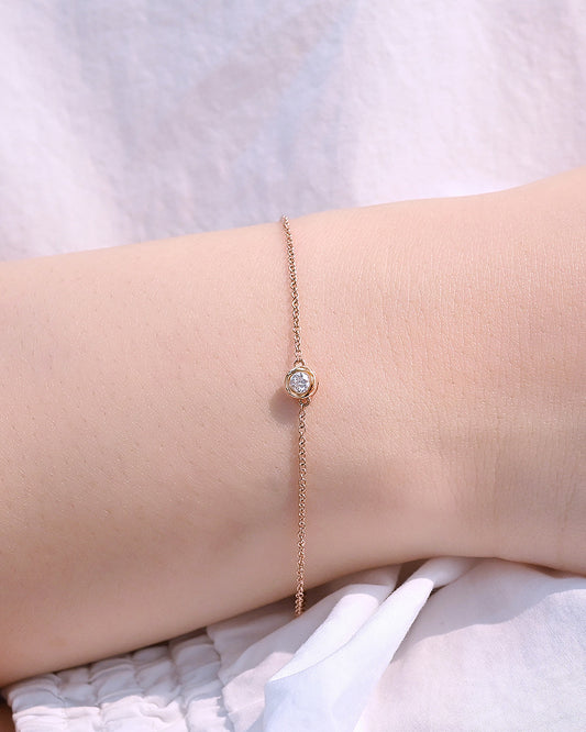 Osa Bezel Diamond Bracelet