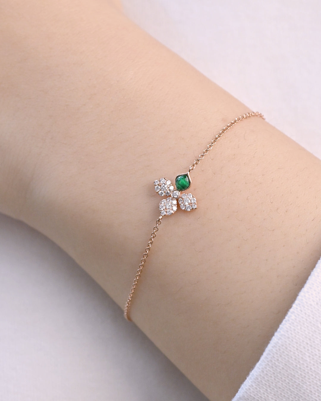 Cam Clover Diamond Bracelet