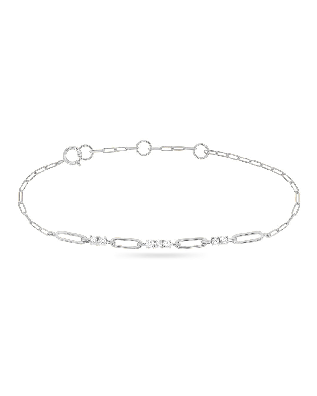 Ash Links Diamond Bracelet