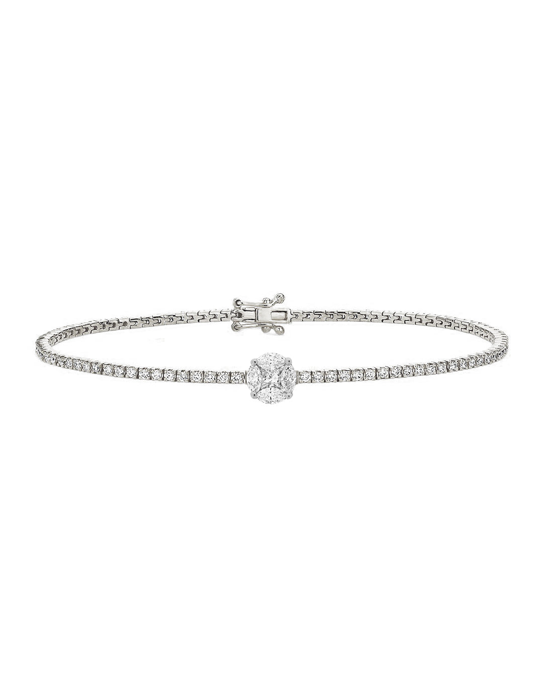 Gil Round Diamond Tennis Bracelet