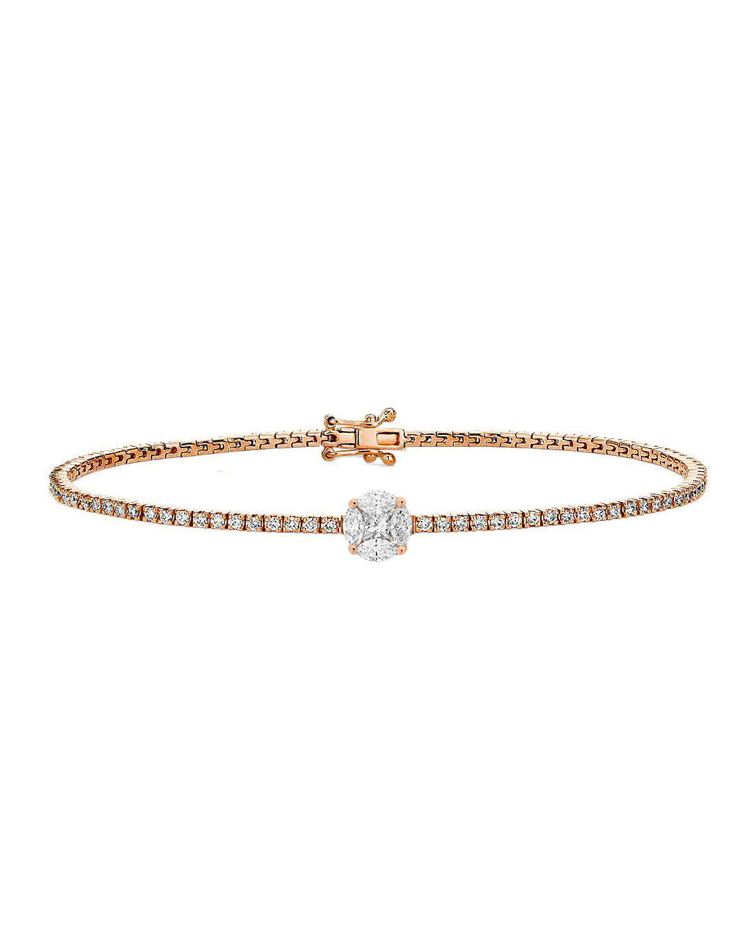 Gil Round Diamond Tennis Bracelet