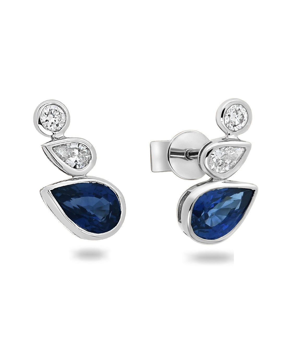 Luz Pear Precious Earring