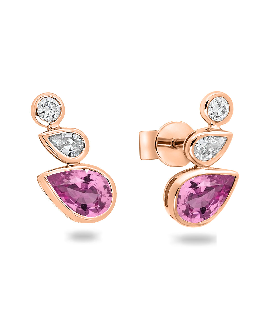 Luz Pear Precious Earring